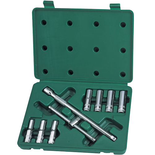 SATA 09511 Motorcycle Repair Set 3/8", 9pc, 2kg, Metric,